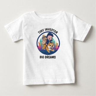 Para Bebê Camiseta Infantil Crypto Kid