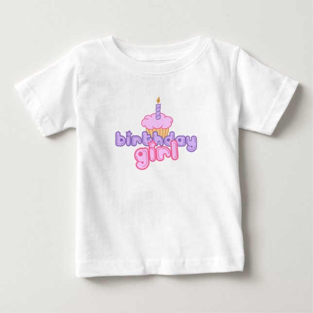 Para Bebê Camiseta infantil de aniversário (Frente)