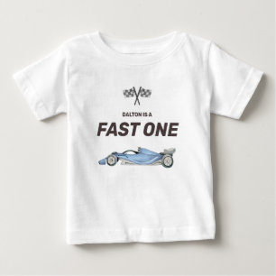 Para Bebê Camiseta Infantil de Aniversário de Um Ano com Car
