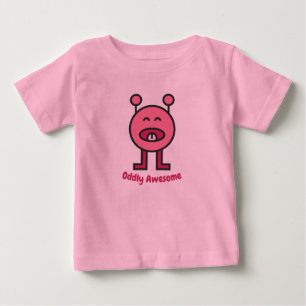 Para Bebê camiseta infantil de desenho animado de monstro fo