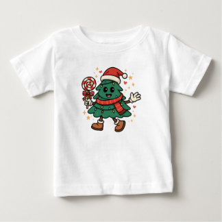 Para Bebê Camiseta Infantil de Natal Fofo / Festa de Fim de