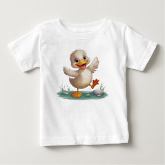 Para Bebê Camiseta Infantil de Pato Fofo