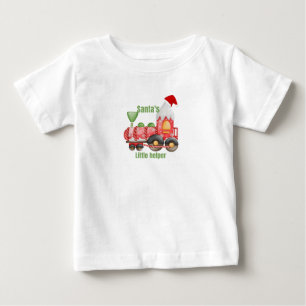 Para Bebê Camiseta Infantil de Trem Colorido e Fofo