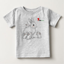 Para Bebê Camiseta Infantil e Bebês