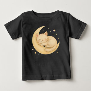 Para Bebê Camiseta Infantil Estampa de Gato – Fofa e Confort