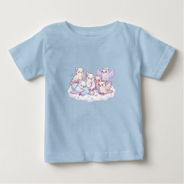 Para Bebê Camiseta Infantil Família de Pássaros Sonhadores F