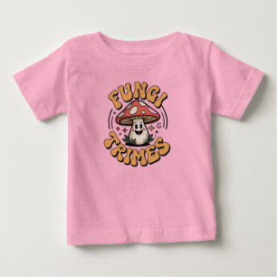 Para Bebê Camiseta Infantil Funny Fungi Trimes Presente Fo