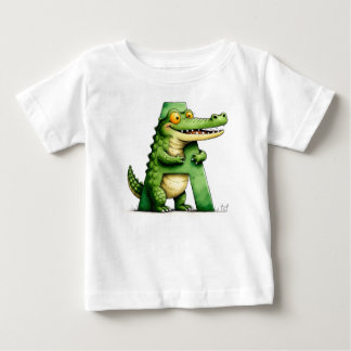 Para Bebê Camiseta Infantil Gráfica de Sinal da Moda