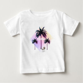 Para Bebê Camiseta infantil HAMbyWG Hawaiin Themed Palm Tree