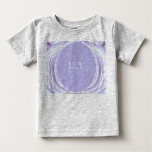 Para Bebê Camiseta infantil ILY