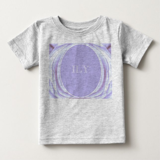 Para Bebê Camiseta infantil ILY (Frente)