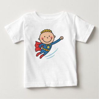 Para Bebê Camiseta Infantil Menino Super-Herói Cartoon Voand