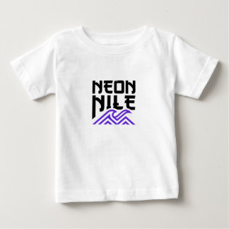 Para Bebê Camiseta Infantil NEON NILE Streetwear Wave Logo