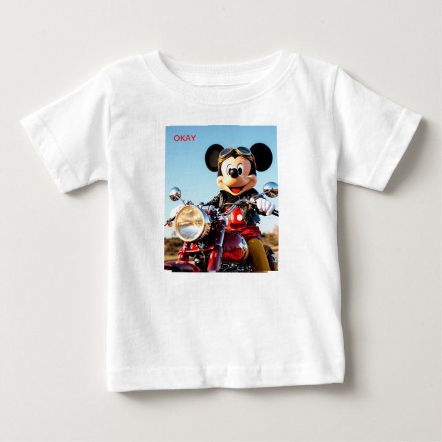 Para Bebê Camiseta Infantil Okay (Frente)