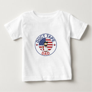 Para Bebê Camiseta Infantil - Pai da Fita Adesiva