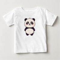 Camiseta Infantil Panda Fofo – Design de Animal Ad
