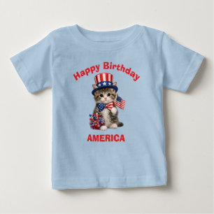 Para Bebê Camiseta Infantil Patriota (1a)