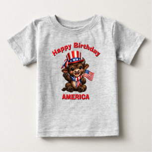 Para Bebê Camiseta infantil patriótica de Buffalo (5ak)