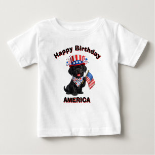Para Bebê Camiseta infantil patriótica Mastiff (2ac)