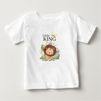 Para Bebê Camiseta Infantil Pequeno Rei