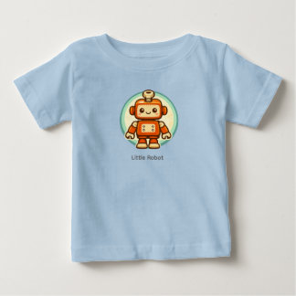 Para Bebê Camiseta Infantil Pequeno Robô Fofo Retro Kawaii