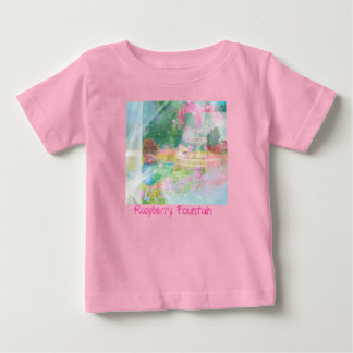 Para Bebê Camiseta infantil Raspberry Fountain