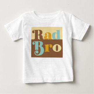 Para Bebê Camiseta Infantil Retro Rad Bro Big Brother