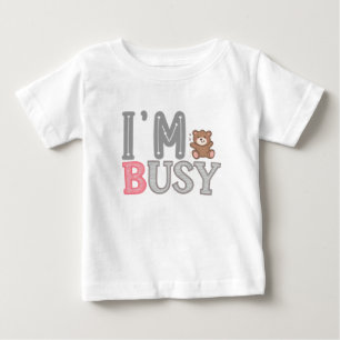 Para Bebê Camiseta Infantil Urso Fofo