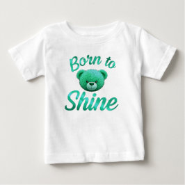 Para Bebê Camiseta Infantil Urso Fofo
