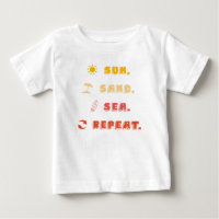 Camiseta Infantil Vibrações de Verão - Diversão no