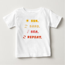 Camiseta Infantil Vibrações de Verão - Diversão no