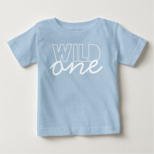 Para Bebê Camiseta infantil Wild One Primeiro Aniversário em