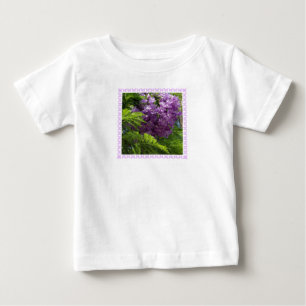 Para Bebê Camiseta Jacaranda e Borboletas