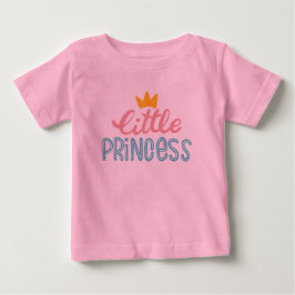 Para Bebê Camiseta Jersey Baby Fine Princesinha