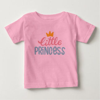Para Bebê Camiseta Jersey Baby Fine Princesinha