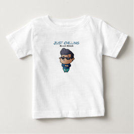 Para Bebê Camiseta Just chilling boy