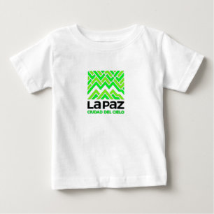 Para Bebê Camiseta La Paz ciudad del cielo