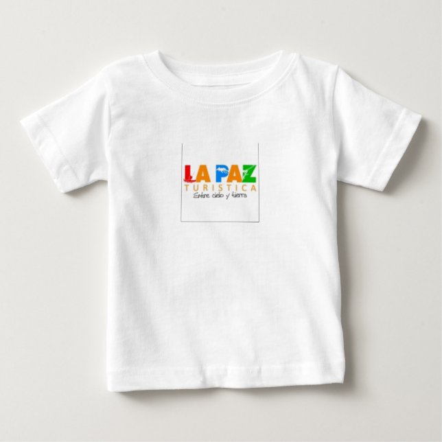 Para Bebê Camiseta La Paz turistica (Frente)