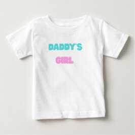 Para Bebê Camiseta Menina do Papai