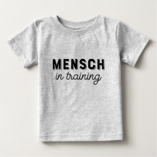 Para Bebê Camiseta Mensch em Treinamento