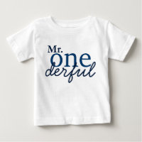 Camiseta Mr Onederful Baby