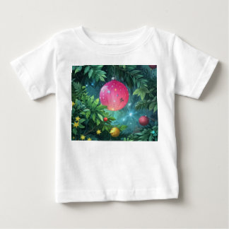 Para Bebê Camiseta Natal