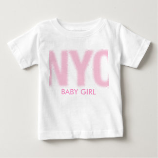 Para Bebê Camiseta NYC BABY GIRL