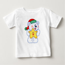PARA BEBÊ CAMISETA OSO NAVIDEÑO
