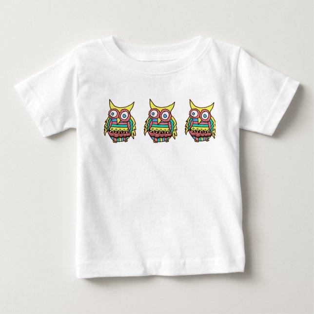 Para Bebê Camiseta Owl Baby (Frente)
