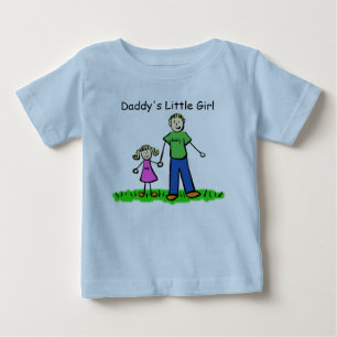 Para Bebê Camiseta Pai (Personalização Loura)