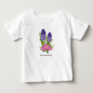 Para Bebê Camiseta PEI de Lupinos & Rosas Silvestres