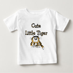Para Bebê Camiseta pequeno bonito e presentes do tigre