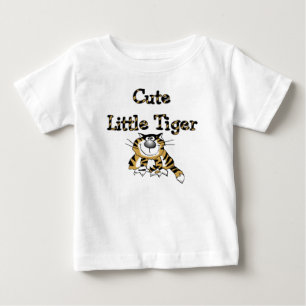 Para Bebê Camiseta pequeno bonito e presentes do tigre