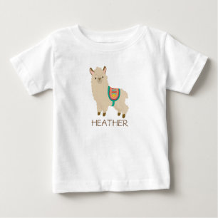 Para Bebê Camiseta Personalizada Branca de Lama